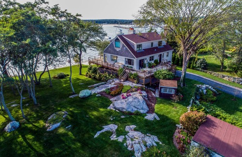 Noank House | Exclusive Family Friendly Waterfront Property with Two Private Sandy Beaches