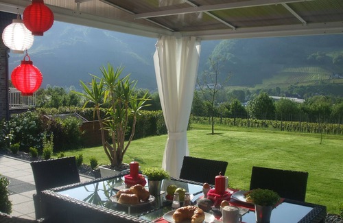 Senheim House | Exclusive holiday home with sauna, quiet, sunny panoramic location with a view of the Moselle