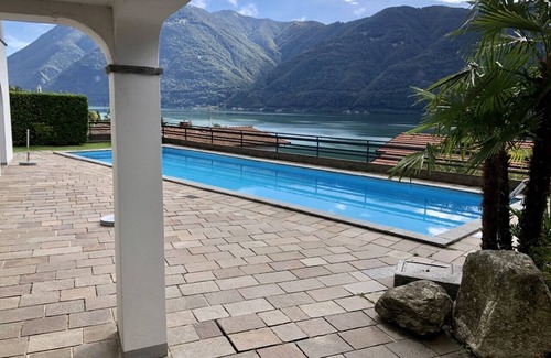 Cressogno Apartment | Exclusive penthouse with stunning lake view, large terrace, garden & pool.