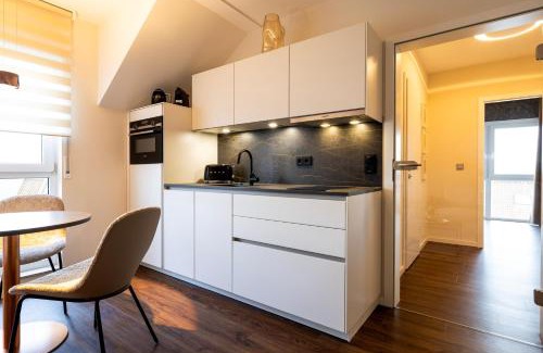 Wiederitzsch Apartment | Exclusive Suite mit Tiefgarage in Nähe Messe-BMW-Porsche-DHL-Flughafen-Flugzeugwerk der Deutsche Aircraft