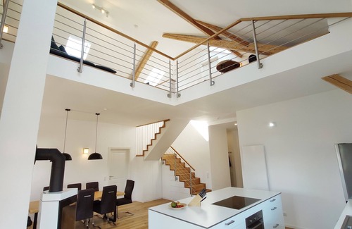 Gorisried Apartment | Exclusive, sunny new-build vacation apartment with the flair of a former barn