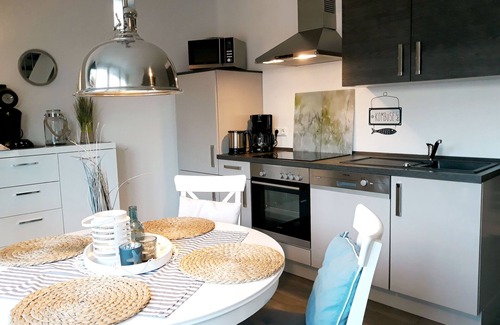 Norddeich Condo | Exclusive vacation apartment with maritime details, WiFi, heated cabin, 2 bicycles