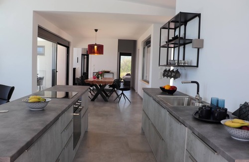 Evgiros House | Exclusive villa with pool, built in 2021, stunning sea view, Ionian island of Le