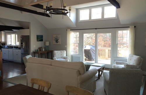 Popponesset Island House | Exclusive Waterfront Poppy Island Ranch with Dock and Kayaks to Barrier Beach!