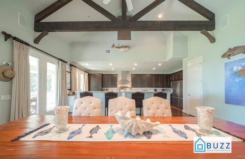 Dickinson House | Exclusive Waterfront Home, Private Boat Slip, Scenic Bayou Views