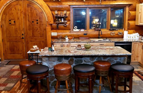 Elcho House | Executive Log Home on Beautiful Lower Post Lake All Seasons