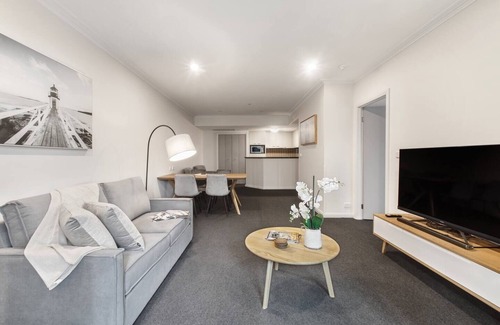 Chinatown Apartment | Executive Urban Living with Balcony Heated Pool