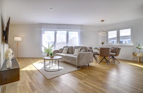 Hochheim am Main Apartment | Exklusive 3-Zimmer Luxus-Maisonette in Hochheim - Nähe Frankfurt Flughafen, Wiesbaden und Mainz