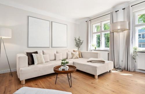 Cottbus Apartment | Exklusives HILVIT Health Apartment an der Universitätsklinik - Perfekt für Business und Kultur! 2 Schlafzimmer - Smoothie Mixer - Fitness Wall Gym - Smart TV
