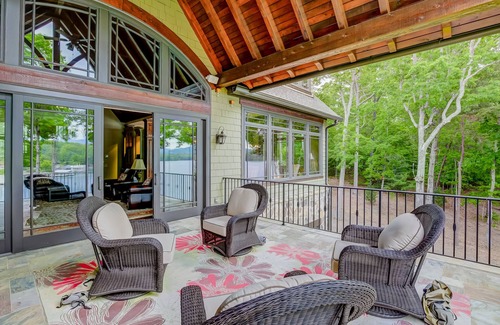 Cedar Cliff House | Expansive lakefront home with high-speed WiFi, pool table & central AC