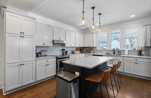 Five Points House | Expansive New Home with Walkable Convenience and Modern Elegance