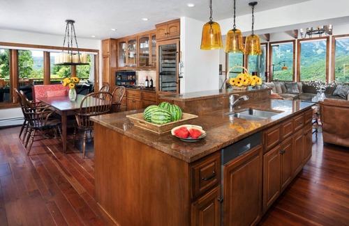 Snowmass Village House | Expansive Snowmass Mountain Views! Multi-Level Home w/Wood FP, Private Hot Tub & Garage Parking