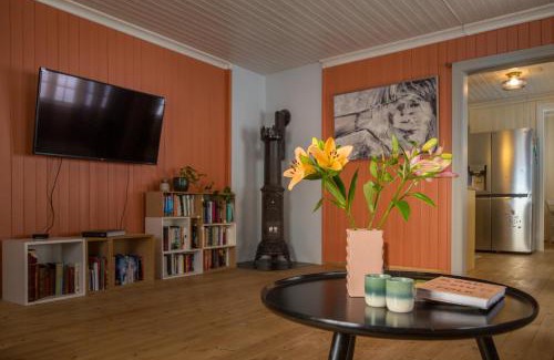 Vestre Slidre Apartment | Experience Jotunheimen from Vevstogo - sauna with a view and eco living in an old school building