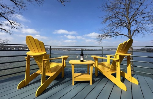 Angola House | Experience lakefront luxury with spectacular views on Lake James, Indiana!