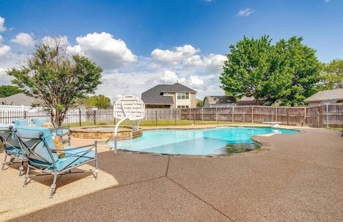 Burleson House | Exquisite 4-Bedroom Brick Home with Pool in Highly Desirable Burleson ISD