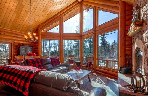 Westcliffe Cabin | Exquisite Log Cabin. 35 Wooded Acres Laced w/ Creeks & Trails