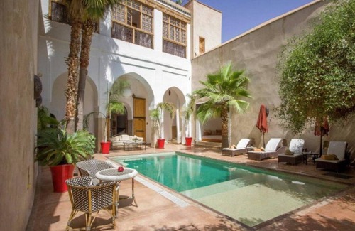 Diour Jdad Villa | Exquisite Marrakesh Suite | 2 Bedrooms | Hotaru Suite | Furnished Patio.