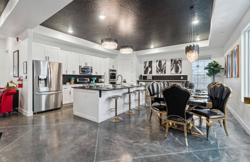 Hurricane House | Exquisite Outdoor Space, Large Pool w/slide, Theatre, Large Bunkroom, Game Space