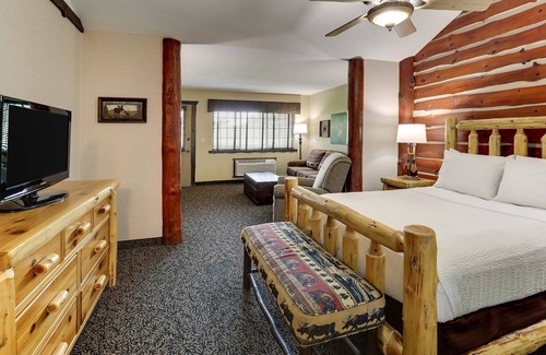 Onalaska Hotel | Extended Stay Queen Suite, Kitchenette, Living Area, Stoney Creek