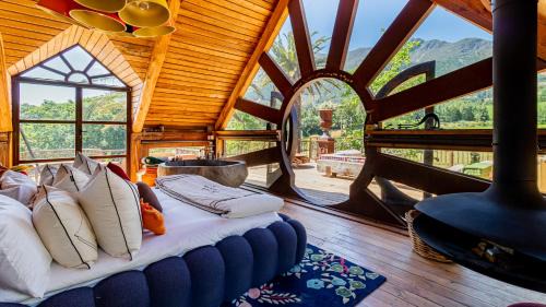 Franschhoek House | Extraordinary Barn Loft at Animal Sanctuary