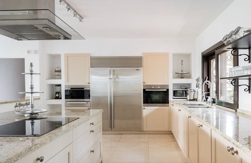Rancho Domingo Villa | Extravagant Spanish Architecture Ocean View Villa. Huge garden & Heated pool