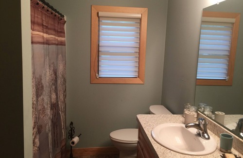 Forest Lake Cabin | Extremely Clean Cozy Cabin! Perfect location for all Winter Activities!