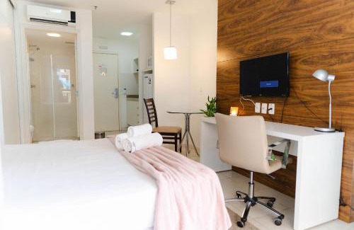 Setor Hoteleiro Norte Apartment | F209 Flat aconchegante com estacionamento incluso e wi fi