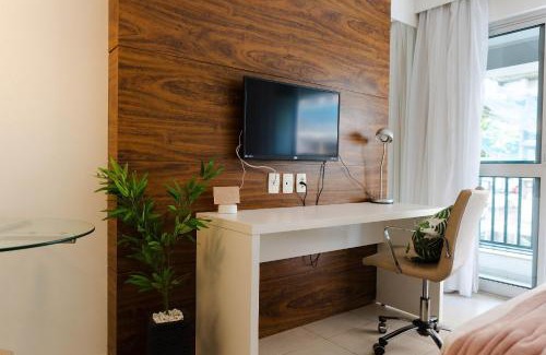 Setor Hoteleiro Norte Apartment | F209 Flat aconchegante com estacionamento incluso e wi fi