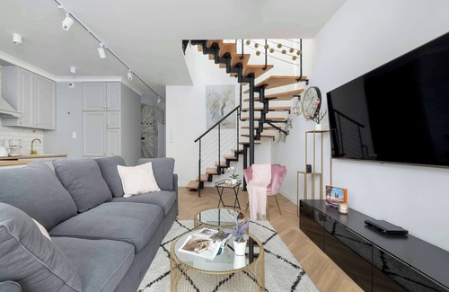 Grzegorzki Apartment | Fabryczna 11 | Two-level Apartment |Sauna |Jacuzzi
