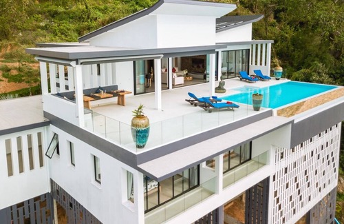 Koh Samui Villa | Fabulous Alizés villa with sea view with Staff and 4x4 vehicle.