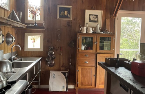 North Bruny Other | Fabulous funky shed; superb views, library, fab art, private beach, outside bath