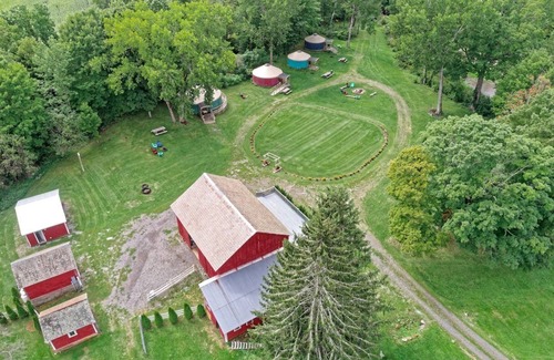 South Hartford RV Rental | Fabulous Upstate New York Glamping Yurt on a Farm