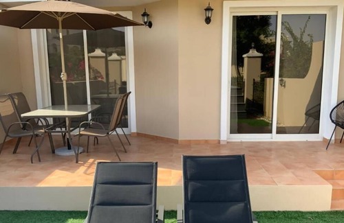 Al Hamra Village Villa | Fairways 3 Bedroom Villa with Plunge Pool and Bbq