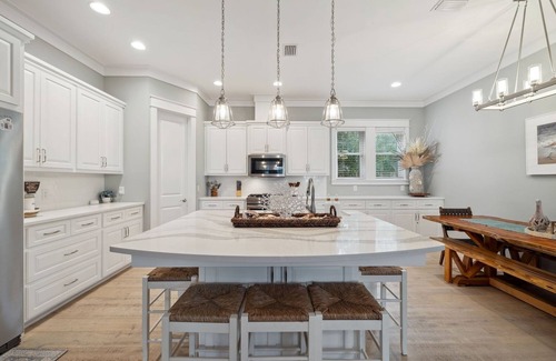 White's Gulfview House | Fall Dates Available! Private Pool! Luxury Seacrest Beach Home! 6-Passenger Low-Speed Vehicle!