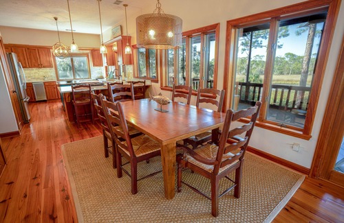 Plantation House | FALL SAVINGS! Canal Front, small dog ok, dock, screened private pool!