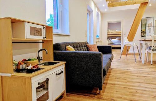 Barssel Apartment | Familienfreundliches Ferienhaus auf Hof mit Schafen