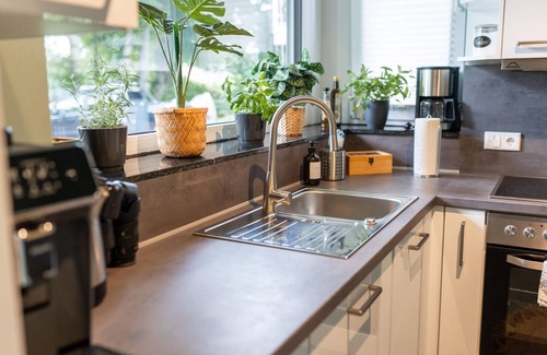 Korbecke Apartment | Familiensuite Boho am See Netflix Grill Parken