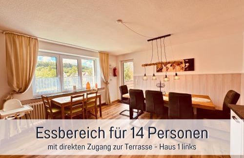 Rixfeld House | Familientreffen - Ganzes Haus - Spielplatz - Spielzimmer - Garten - Scheune - Terasse - Grill - Ferienhaus Taufstein