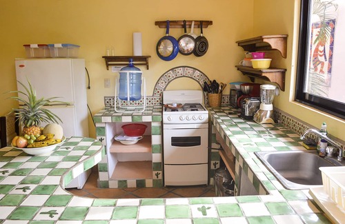 Brisas de Zicatela Apartment | Family 2 BR apartment w/kitchen, patio, yoga, spa services, 1min walk to beach