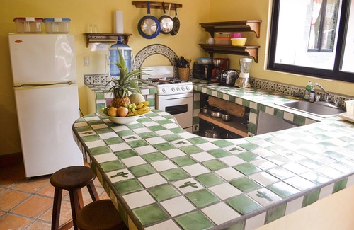 Brisas de Zicatela Apartment | Family 2 BR apartment w/kitchen, patio, yoga, spa services, 1min walk to beach