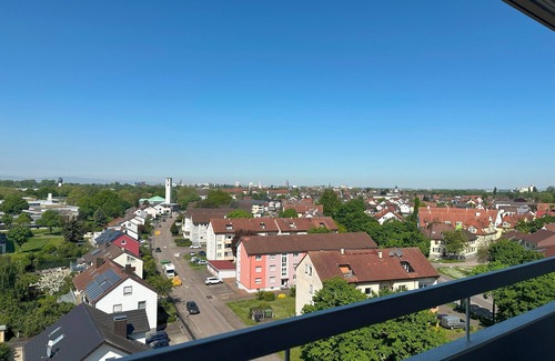 Kehl Apartment | Family apartment above the rooftops - with panoramic views as far as Strasbourg Cathedral