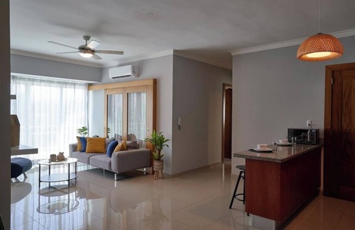 Downtown Santo Domingo House | Family Apartment City Center 2 Bedroom Gym Rooftop