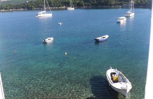 Kolocep Island Apartment | Family apartment surrounded by ancient walls, two meters from the sea