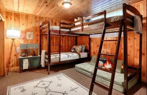 Bass Lake House | Family Cabin with Private Dock and Sleeps 11