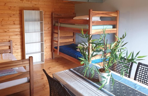 Rocamadour Ski Chalet | Family chalet in a small nature campsite