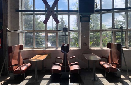 Pasewalk Cottage | Family compartment with double bed and terrace no. 1 - zz Lokschuppen Pasewalk overnight experience in the