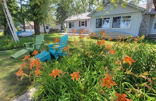Sturgeon Bay Cottage | Family cottage on the water in Door County. Water toys for adults and kids.