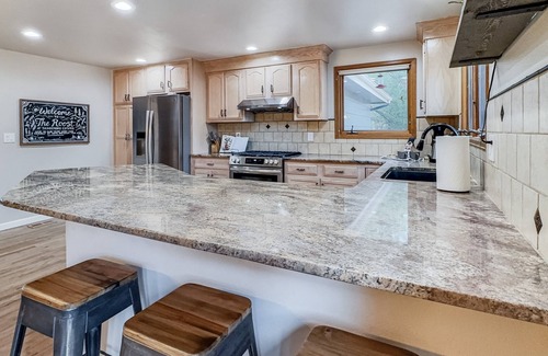 Briargate House | Family-friendly 6-bedroom home with fitness room, patio, and space to unwind