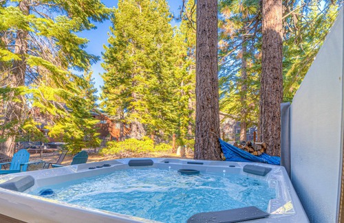Montgomery Estates House | Family-friendly home with private hot tub, fenced yard, woodstove & foosball