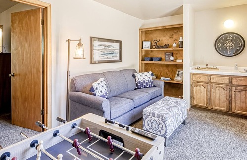 Montgomery Estates House | Family-friendly home with private hot tub, fenced yard, woodstove & foosball